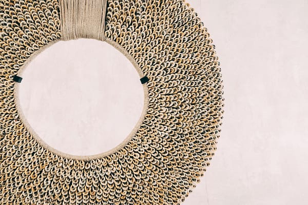 Tribal Cowrie Shell Collar - West Africa - Image 2