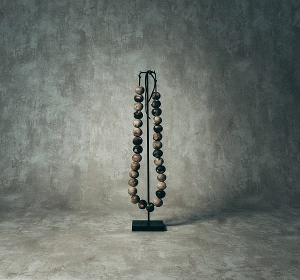 Nguni Clay Bead Necklace - Ghana
