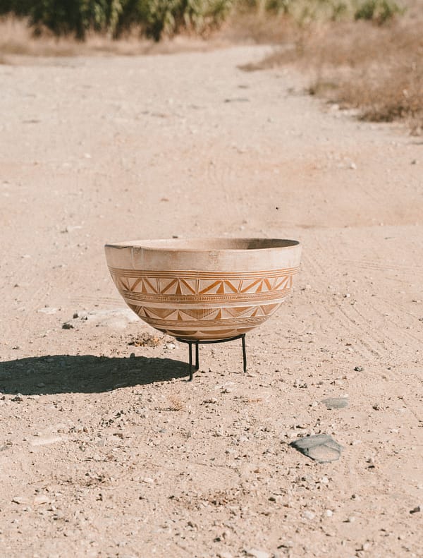 Fulani Calabash Bowl - West Africa - Image 3