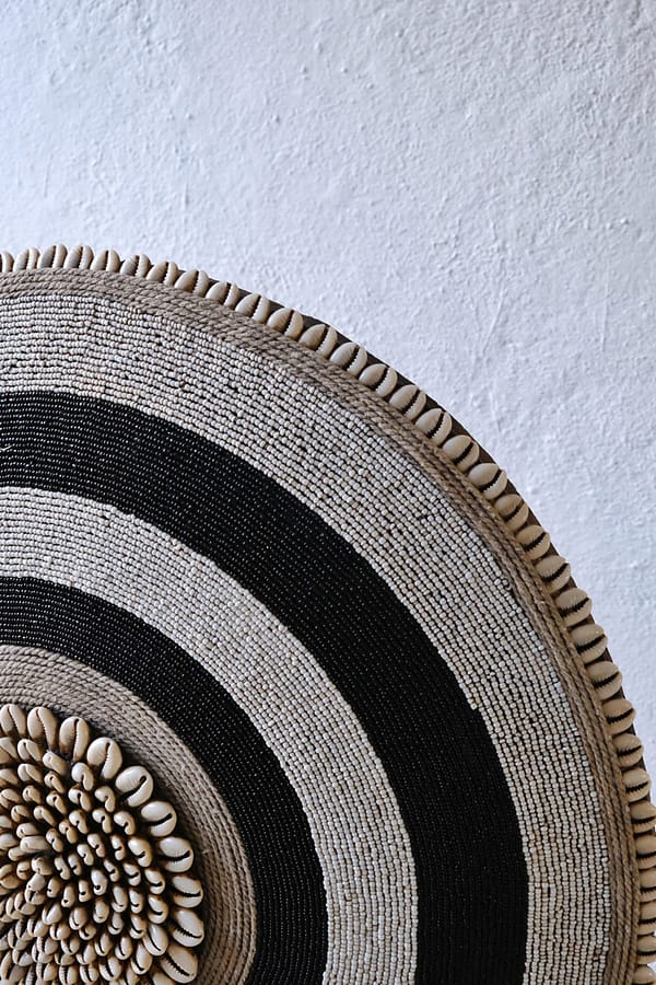 DECORATIVE BEADED SHIELD - CAMEROON - Image 2
